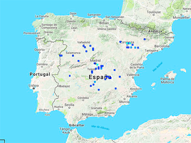 Citas en la plataforma Biodiversidad Virtual, en agosto de 2016.